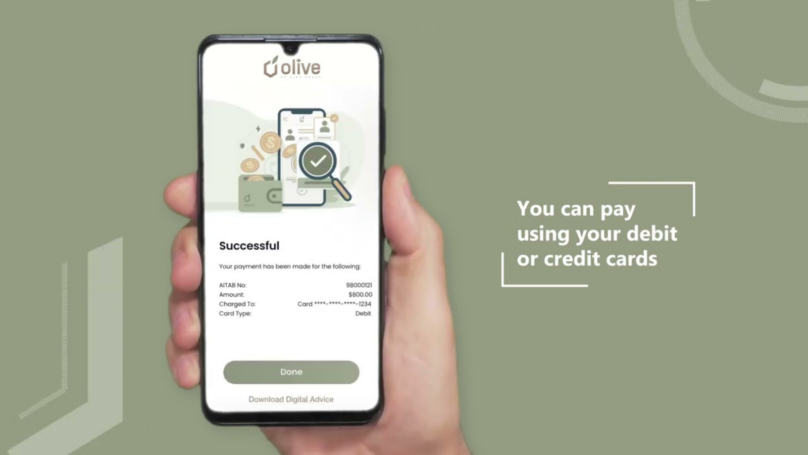 Olive Tap-To-Pay